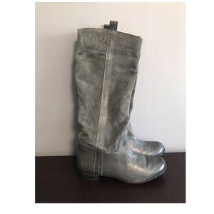 BDG gray riding boots, size 6